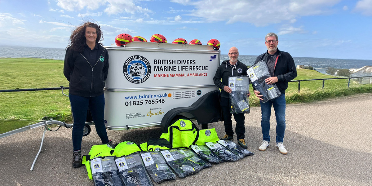 Apache Partners with U.K. Marine Life Rescue Organization